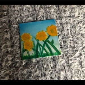 Daisies handmade painting